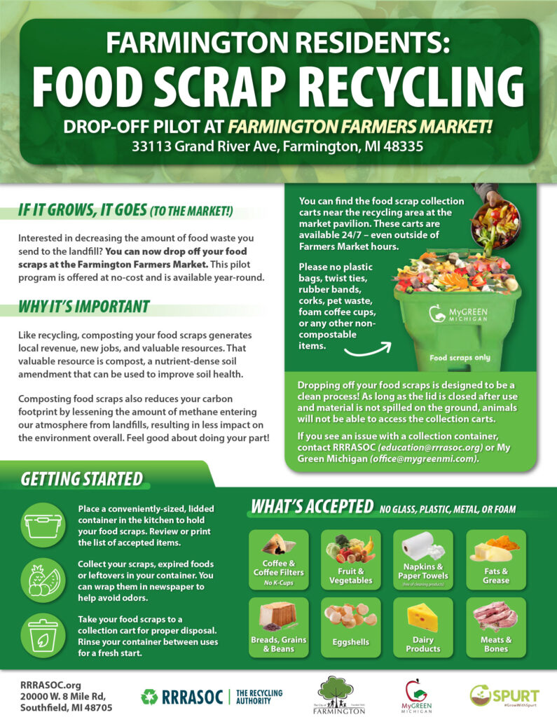 Farmington Food Scrap Pilot Flyer